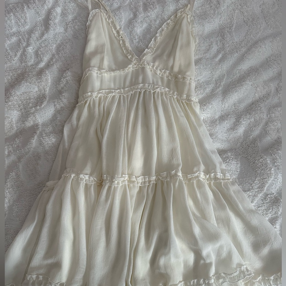 She + Sky Small Cream Dress, Unworn